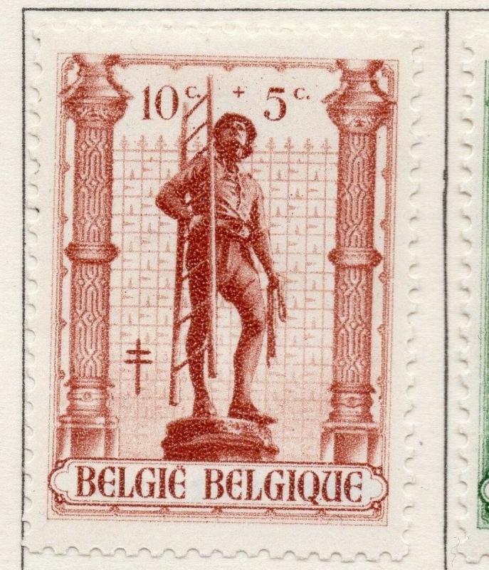 Belgium 1943 Early Issue Fine Mint Hinged 10c. 174126