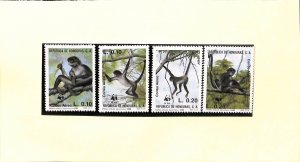 Honduras WWF World Wild Fund for Nature MNH stamps Spider monkey