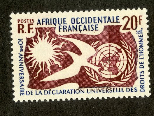 FRENCH WEST AFRICA 86 MH SCV $2.40 BIN $1.00 WHO