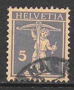 Switzerland 159: 5c William Tell's Son, used, F-VF
