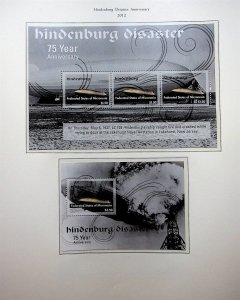 MICRONESIA Sc 971-2 NH MINISHEET+S/S OF 2012 - ZEPPELIN - (JO23)