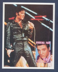 BURKINA FASO - Scott 1063 - MNH imperf S/S - ELVIS  - 1996