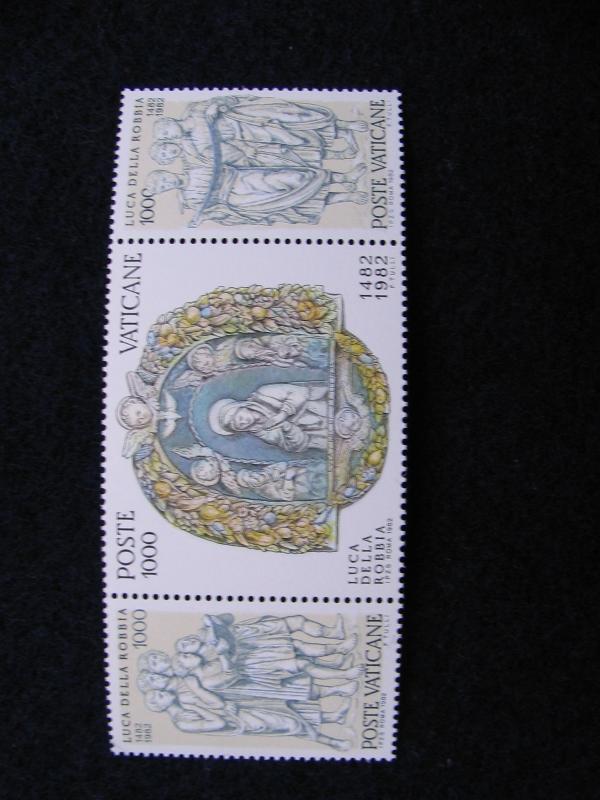 Vatican City – 1982 – High Value Set – SC#’s 707-709