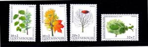 LUXEMBOURG #B405-B408  1997  TREES     MINT  VF NH  O.G