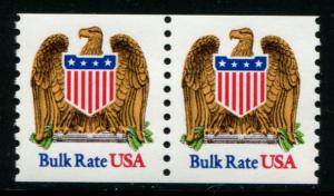 2602 US (10c) Eagle & Shield coil, MNH pr