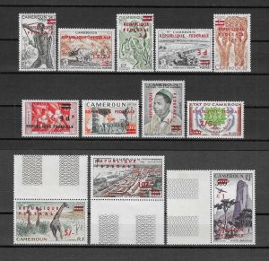 CAMEROON 1961 SG 286/297a LMM
