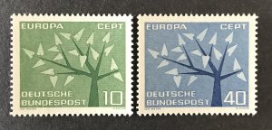 Germany  1962 #852-3, Europa, MNH.