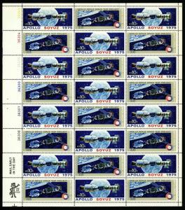 US.# 1570a Apollo Soyuz Issue - Sheet of 24 - OGNH - VF - CV$6.00 (ESP#197)