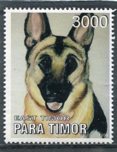 Timor (East) 1999 DOG 1 value Perforated Mint (NH)