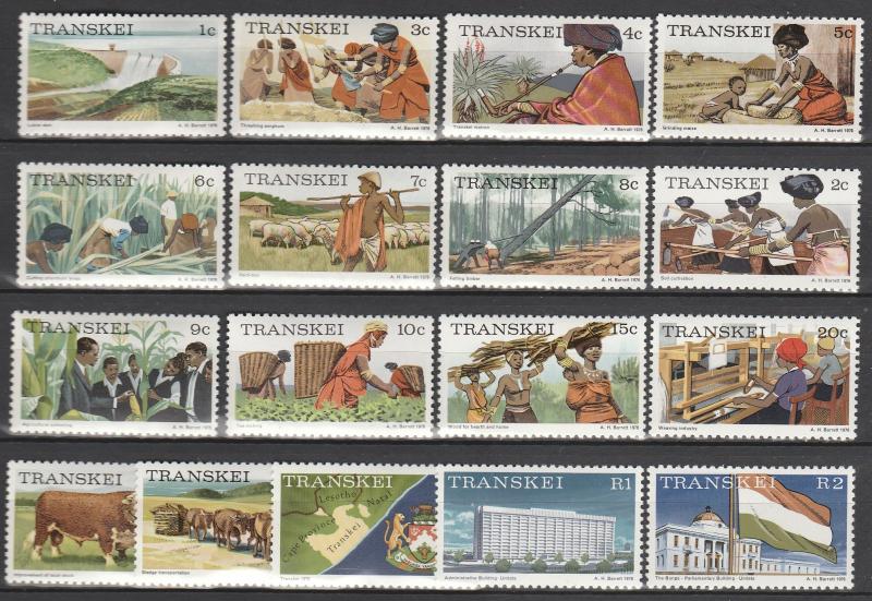 Transkei #5-21 MNH CV $12.85  (A7168)