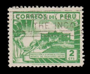 PERU SCOTT # 410. USED. # 2