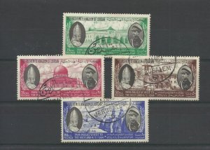 JORDAN 1964 POPE PAUL VI VISIT SG: 564-567 CANCELLED JERUSALEM
