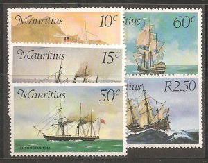 Mauritius SC 419-23 Mint, Never Hinged