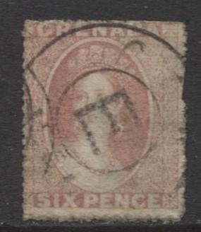 Grenada -Scott 4 - QV - Definitve Issue-1863 -Used - Single 6p Stamp