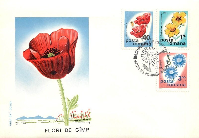 BB002 Romania 1975 Flowers - International Botanical Conference