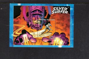 MALAGASY #1509 1999 SILVER SURFER MINT VF NH O.G S/S