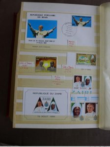 Collection of World Stamps S/S FDC Maximum Covers Pope John Paul II Pope John-