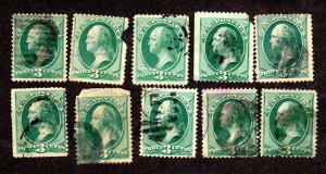 USA  Scott # 136 - 214, used, uncheck Lot 220335 -04