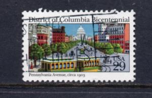 SCOTT # 2561  used  single District of Columbia Bicentennial