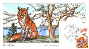 #2335 Red Fox Collins FDC