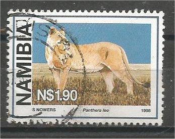 NAMIBIA, 1998, used $1.90 Wild Cats Scott 879