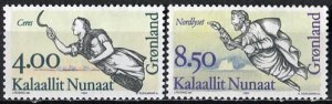 Greenland 1994: Sc. # 273-274;  MLH Cpl. Set