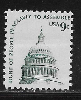 USA 1591: 9c Freedom to Assemble, MNH, VF