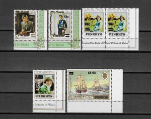 COOK ISLANDS/PENRHYN 1983 SG 314/9 MNH Cat £30