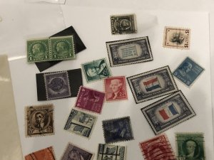 W.W. Stamps In Glassine’s Some Old US Revenue + Lots Of Other Countries