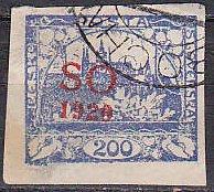 Eastern Silesia 16 1920 Overprint Used