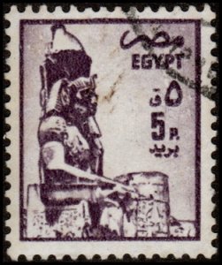 Egypt 1276 - Used - 5m Seated Ramses II (1985)