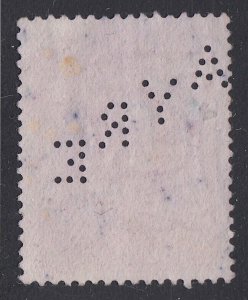 Newfoundland #185 Used AYRE Perfin