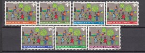 Haiti 1979 MNH Stamps Scott 721-723+C483-486 UNICEF Year of Children Drawings