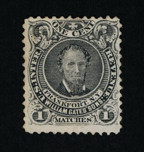 EXCELLENT SCOTT #RO92d PRIVATE DIE WILLIAM GATES & SONS ON WMK-191R PAPER 13715