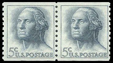 PCBstamps   US #1229a Coil Pair 10c(2x5c). Washington, MNH, (6)