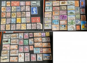 Great britain big lot of old stamps 1800s' worldwide collection #1524