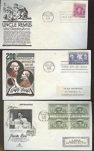 USA 980,982,983, 3 FDC