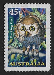 Australia #1623 45c Nocturnal Animals - Barking Owl