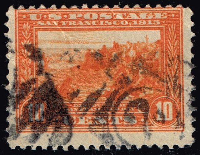 US #400A Discovery of San Francisco Bay; Used (1Stars)