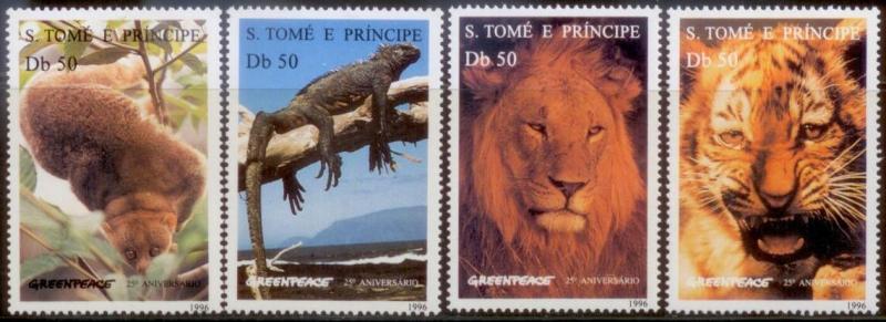 St. Thomas & Prince Island 1996 SC# 1237-40 MNH  L59