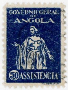 (I.B) Portugal Colonial Cinderella : Angola Charity Fund 50c