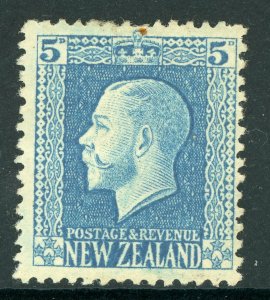 New Zealand 1922 KGV 5d Scott # 153 Perf 14x13½ Mint Y64 ⭐⭐⭐⭐⭐