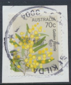 Australia SC# 4062 Flowers 2014 Used Golden Wattle details & scan