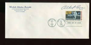 C76 1st Man on the Moon FDC Senator Albert Gore Free Frank Cachet (917 c)