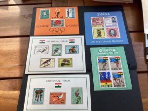 ICOLLECTZONE  Ghana 185a, 194a, 199a, 211a, 343a XF NH  (B400-159)