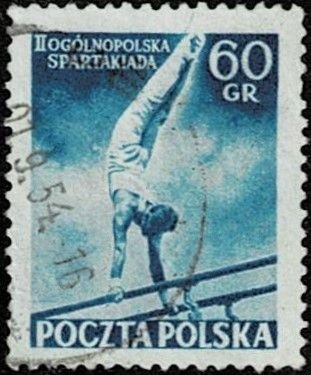 1954 Poland Scott Catalog Number 629 Used