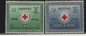 PAKISTAN   104-105   MINT HINGED