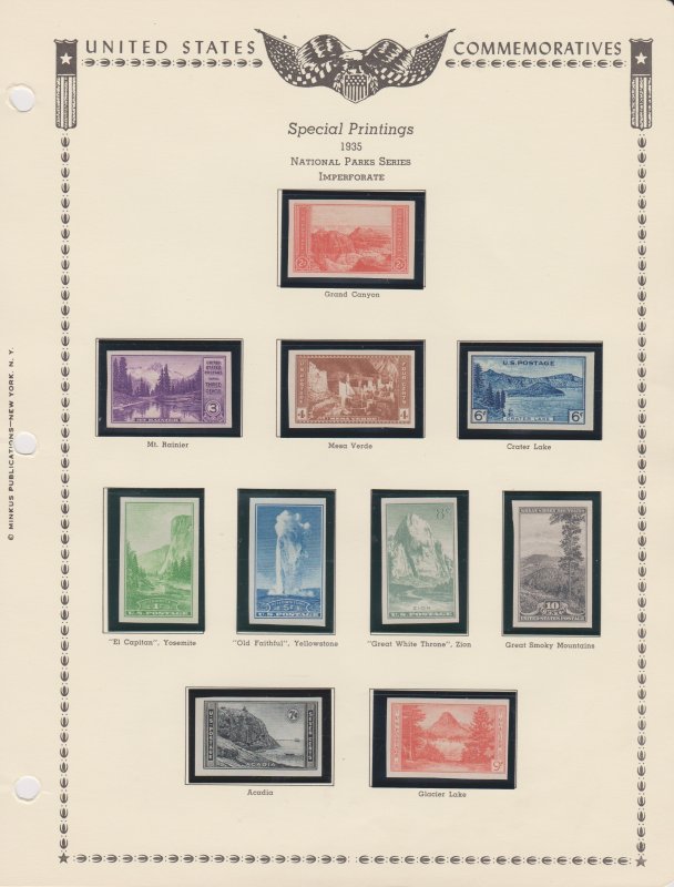 Americas Postal Stamps