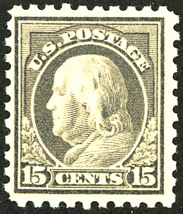 U.S. #437 MINT OG NH Crease