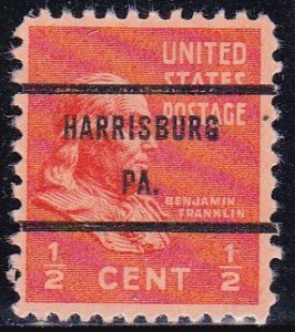 Precancel - Harrisburg, PA PSS 803-71 - Bureau Issue